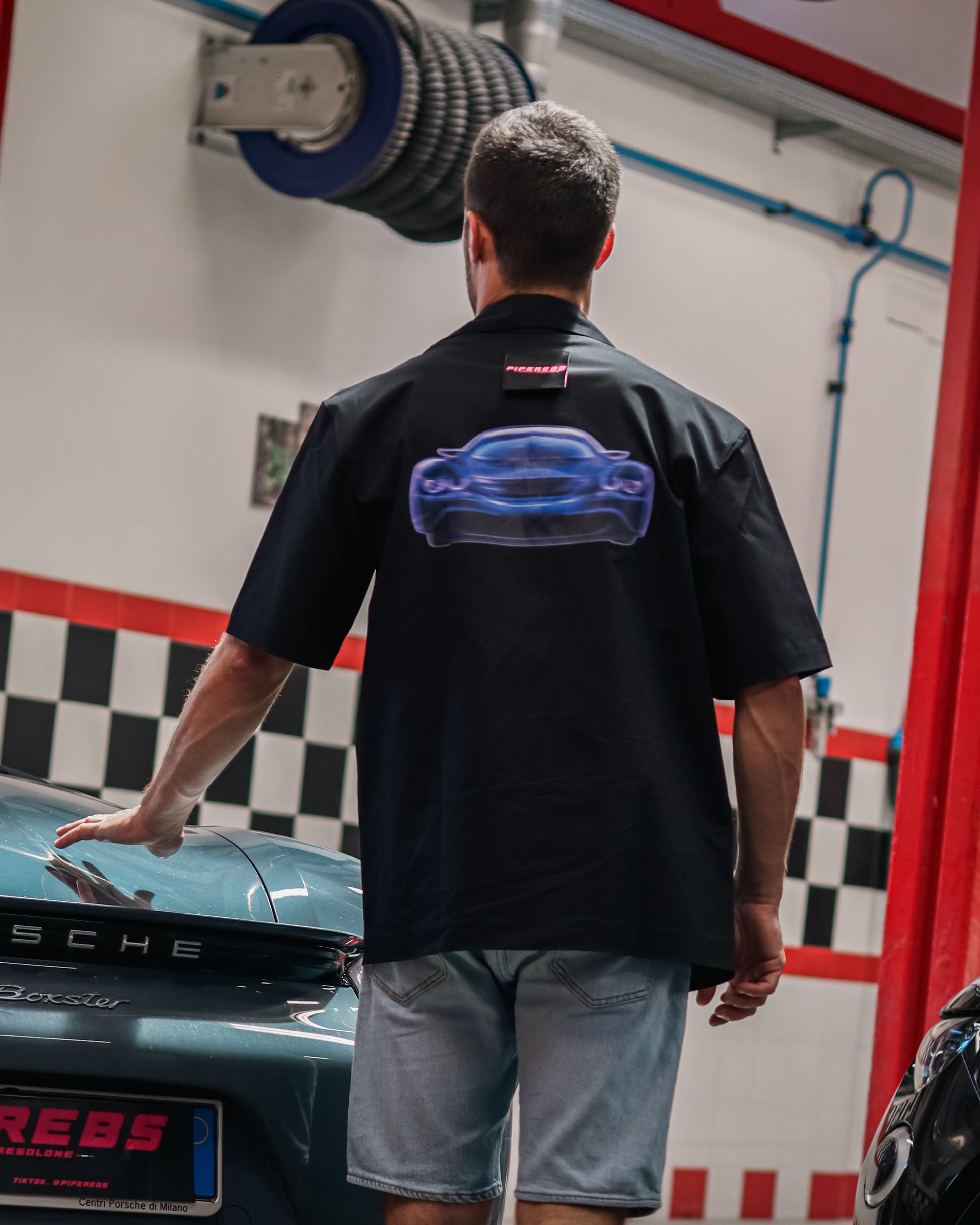 Camicia Challenger nera
